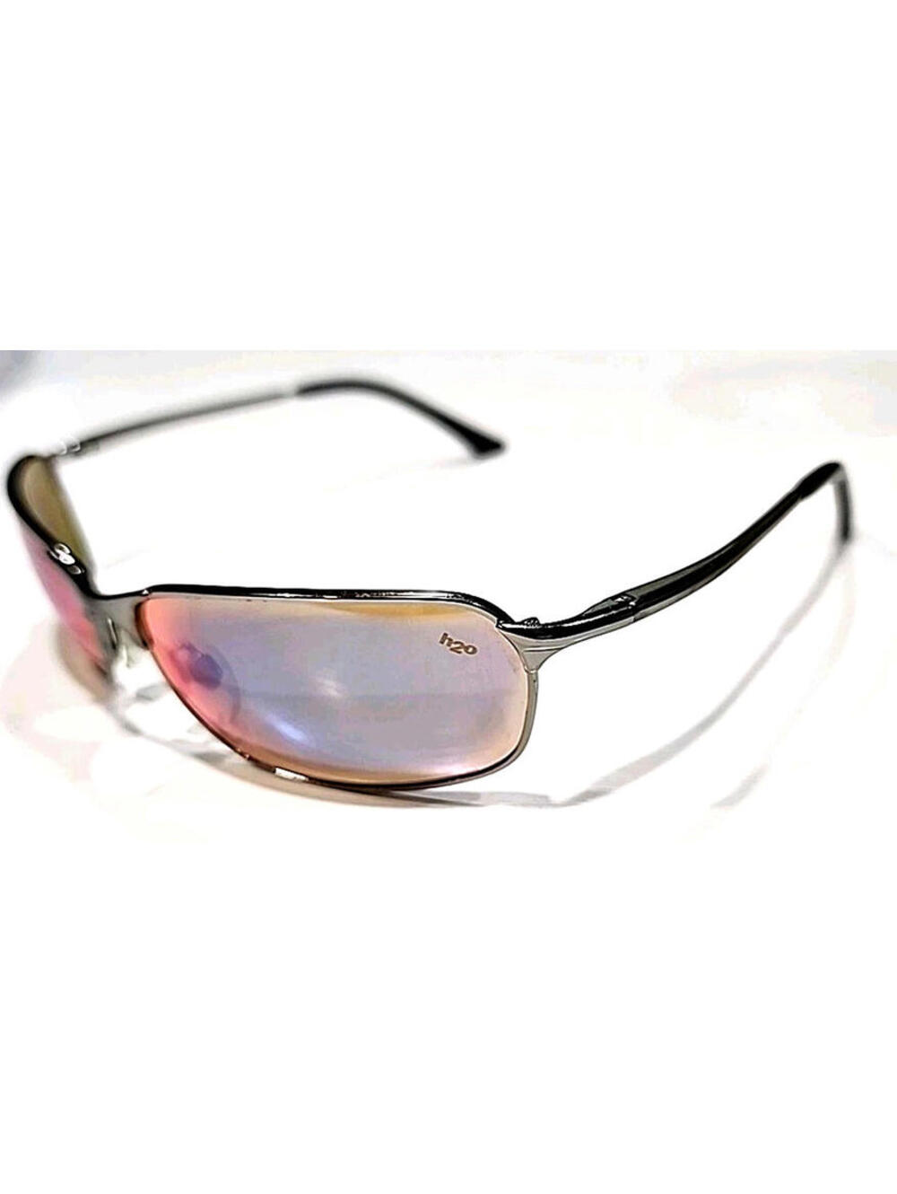 REVO 3047 080/63 H2O Gunmetal Brown Rectangular Polarized Sunglasses 59-16 125